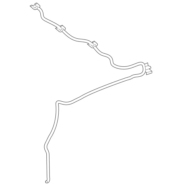 1778600200 - Windshield Washer, Emergency Equipmt: Hose Line for Mercedes-Benz: 180A, 220a, A220, A35 AMG, CLA250, CLA35 AMG, CLA45 AMG, CLA45 AMG S Image image