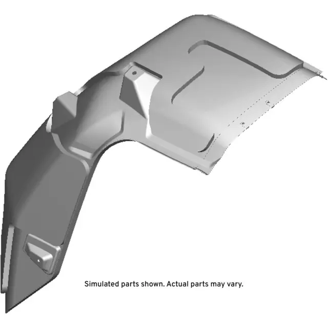 85593496 - Body: Fender Splash Shield for GMC: Hummer EV Pickup, Hummer EV SUV Image