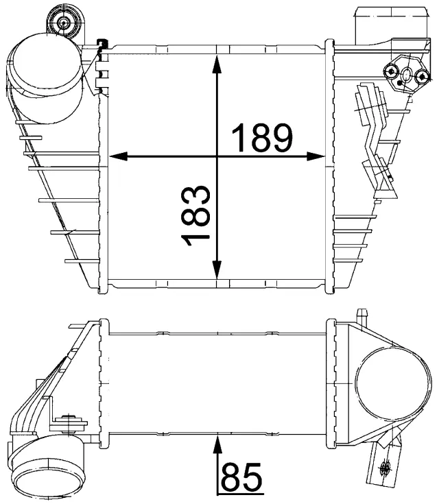 CI22000S - : Intercooler for Behr Image