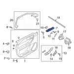 LB5Z7822600BA - Body: Handle, Inside for Ford: Explorer Image