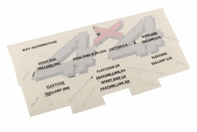 15779675 - Accessories: Truck Bed Decal for GM Image