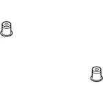 8A8Z5400155B - : Engine Cradle Front Bushing for Ford: Flex, Taurus | Lincoln: MKS, MKT Image