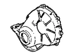 E5TZ6019K - Engine: Timing Cover for Ford: E-250 Econoline Club Wagon, E-350 Econoline, E-350 Econoline Club Wagon, F-250, F-350 Image