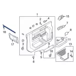 M2DZ7821457B - Body: Belt Weather-strip for Ford: Bronco Image