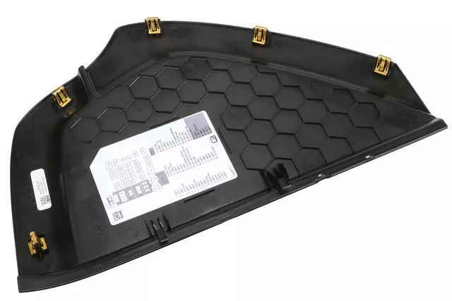 Jet Black Passenger Side Instrument Panel Fuse Block Access Hole Cover - GM (84015626)