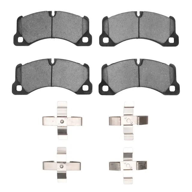 1551134901 - Brakes &amp; Brake Parts: DFC 5000 Advanced Pads - Low-Metallic and Hardware Kit for DYNAMIC FRICTION Image