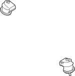 11220CG110 - Engine: Mount for INFINITI: FX35, G35 Image