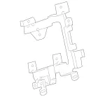 2741411540 - Electrical: ECM Bracket for Mercedes-Benz: Metris, Sprinter 1500, Sprinter 2500 Image