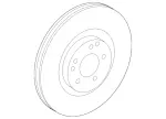 1714210112 - : Brake Disc for Mercedes-Benz Image