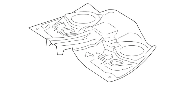 1646100255 - Substructure: Floor for Mercedes-Benz: ML320, ML350, ML450, ML500, ML550, ML63 AMG Image image