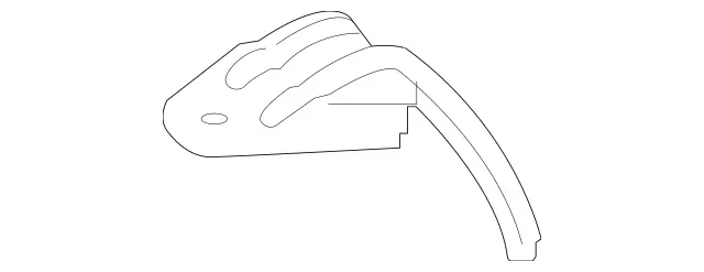 2600110400 - Radiator: Holder for Mercedes-Benz: 220a, A220, A35 AMG, CLA250, CLA35 AMG, GLA250, GLA35 AMG, GLB250, GLB35 AMG Image image