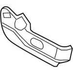 7T4Z7862186AA - Body: Switch Bezel for Lincoln: MKX Image