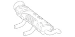 166490311564 - Exhaust System: Muffler System for Mercedes-Benz Image
