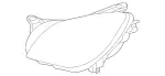 1729068600 - : Headlamp Assembly - Left for Mercedes-Benz Image