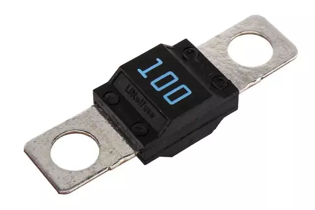 84070942 - : 100 Amp Fuse for Buick: Enclave, Regal Sportback, Regal TourX | Cadillac: XT4, XT6 | Chevrolet: Blazer, Traverse, Traverse Limited Image