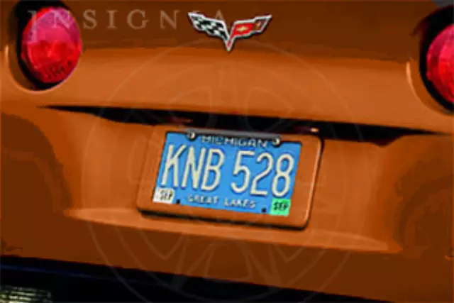 20922285 - Exterior: Rear License Plate Holder for GM Image