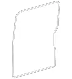 9106169400 - Body: Surround Weather-Strip for Mercedes-Benz: Sprinter 1500, Sprinter 2500, Sprinter 3500, Sprinter 3500XD, Sprinter 4500 Image
