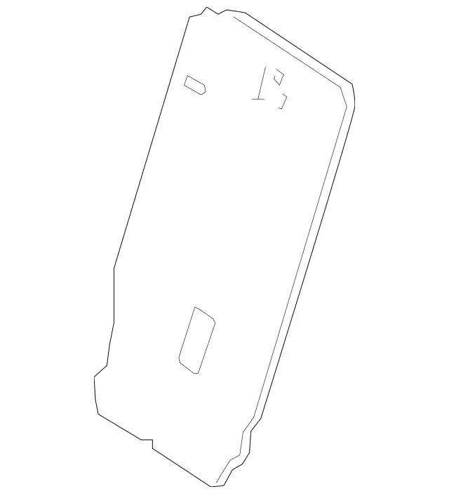 16492441377J68 - Body: Seat Back Panel for Mercedes-Benz Image