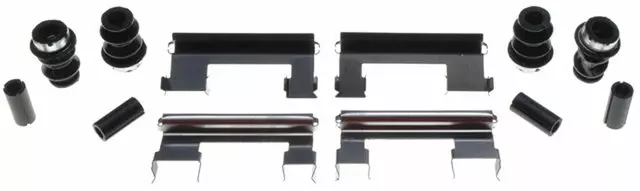 18K993X - Brake: Front Brake Caliper Hardware Kit for Cadillac: Escalade, Escalade ESV, Escalade EXT | Chevrolet: Astro, Avalanche 1500, Avalanche 2500, Express 1500, Express 2500, Silverado 1500, Silverado 1500 Classic, Silverado 1500 HD, Silverado 1500 HD Classic, Silverado 2500, Silverado 2500 HD, Silverado 2500 HD Classic, Silverado 3500, Silverado 3500 Classic, Silverado 3500 HD, Suburban 1500, Suburban 2500, Suburban C1500, Tahoe | GMC: Safari, Savana 1500, Savana 2500, Sierra 1500, Sierra 1500 Classic, Sierra 1500 HD, Sierra 1500 HD Classic, Sierra 2500, Sierra 2500 HD, Sierra 2500 HD Classic, Sierra 3500, Sierra 3500 Classic, Sierra 3500 HD, Yukon, Yukon XL 1500, Yukon XL 2500 | Hummer: H2 Image