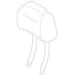 20297033505B29 - Body: Headrest for Mercedes-Benz Image