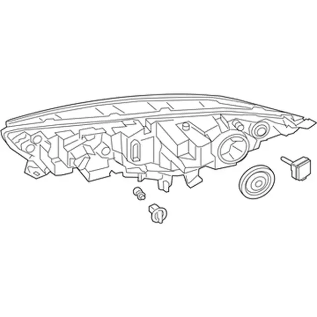 KT1Z13008AE - Electrical: Headlamp Assembly for Ford Image