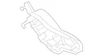 9946435002A17 - Steering: Upper Cover for Mercedes-Benz Image
