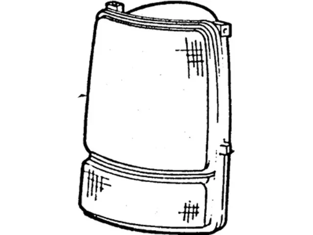 D9AZ15A201A - Electrical: Cornering Lamp for Ford: Country Squire, LTD, LTD Crown Victoria | Mercury: Colony Park, Grand Marquis, Marquis Image