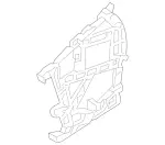 1668806600 - Detachable Parts: Mounting Rail for Mercedes-Benz: GL350, GL450, GL550, GL63 AMG, GLS350d, GLS450, GLS550, GLS63 AMG Image