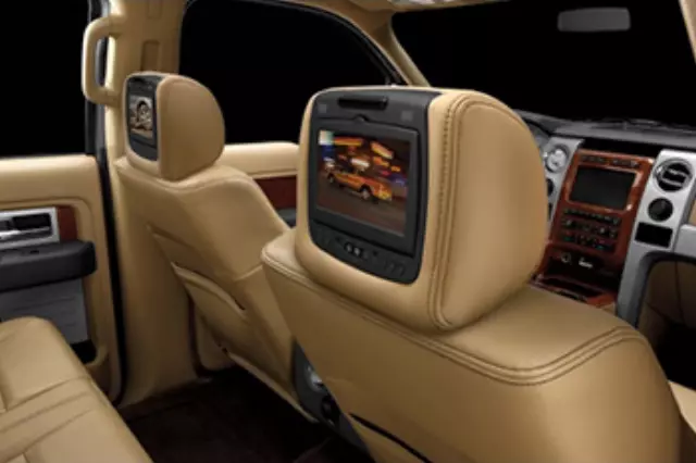 VDL3Z10E947AA - : DVD System, Cloth Headrest for Ford: F-150 Image