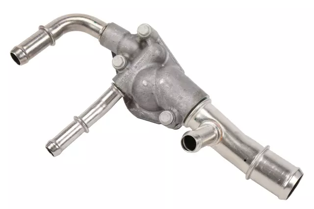 12681132 - : OEM NEW 2013-19 GM Cadillac XTS Chevrolet Impala  Thermostat Housing GM 12681132 for Buick: LaCrosse | Cadillac: SRX, XTS | Chevrolet: Captiva Sport, Equinox, Impala, Malibu | GMC: Terrain | Pontiac: G6, Torrent | Saturn: Aura, Vue Image