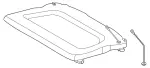 24769029019F93 - Body: Pkg Tray Trim for Mercedes-Benz Image