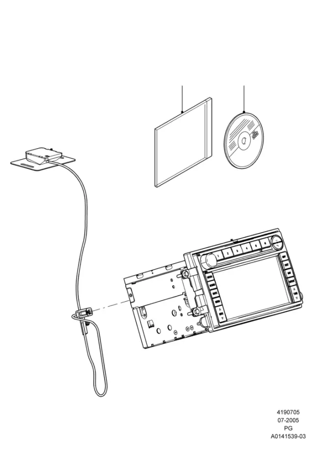 9G1Z10E987DA - Electrical: Disc for Ford Image