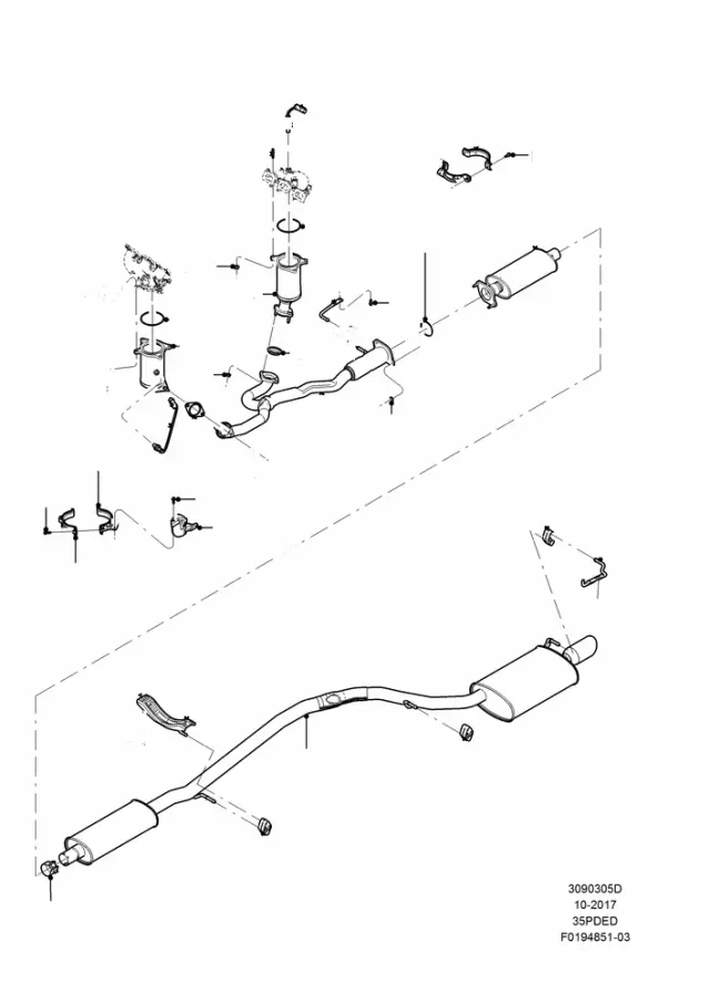 BA5Z9F472A - Emission System: Upper Oxygen Sensor for Ford Image