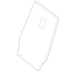 2519230922 - Rear Seat Bench: Trim for Mercedes-Benz Image