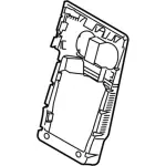 HC3Z28624A14A - Body: Retainer for Ford: F-250 Super Duty, F-350 Super Duty, F-450 Super Duty Image