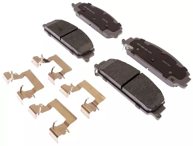 19387597 - : Ceramic Front Disc Brake Pad Set With Clips for GM Image