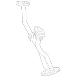 6511800722 - : Oil Return Tube for Mercedes-Benz Image
