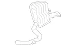 2304900601 - Exhaust System: Exhaust Pipe for Mercedes-Benz Image