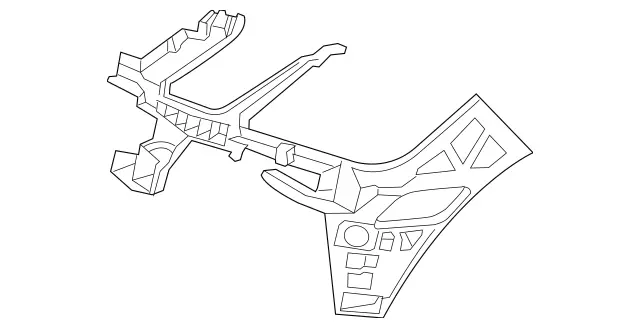 2128852965 - Detachable Parts: Basic Carrier, Bumper for Mercedes-Benz: E250, E350, E400, E550, E63 AMG, E63 AMG S Image image