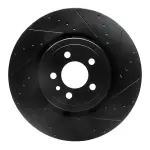63340035R - : DFC Brake Rotor - Drilled and Slotted - Black for DYNAMIC FRICTION Image
