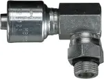G251230608 - : Male O-Ring Boss Swivel - 90 Block (MegaCrimp) for Gates Image