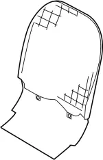 876404HA0A - Body: Seat Back Panel for Infiniti Image