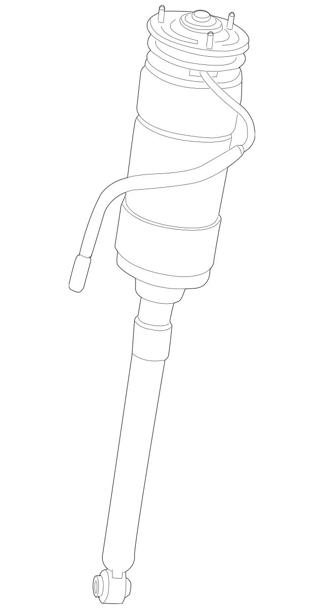 2213208913 - Springs, Suspension and Hydraulics: Suspension Strut for Mercedes-Benz: 250, 300S, CL550, CL600, S350, S400, S500, S550, S600 Image image