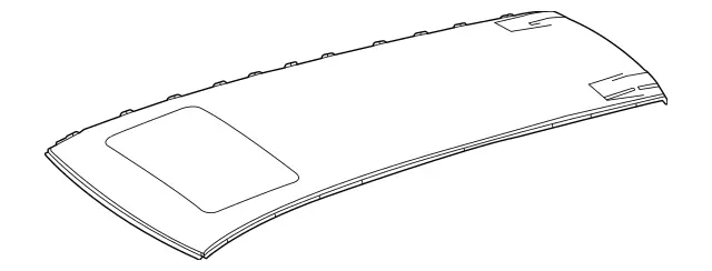 1676502200 - Roof: Paneling, Roof for Mercedes-Benz: GLS450, GLS580, GLS63 AMG, Maybach GLS600 Image image