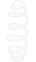 4473240804 - Suspension: Spring for Mercedes-Benz Image