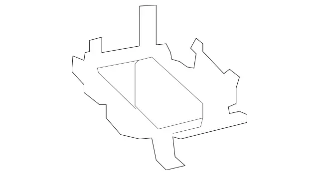 1645453840 - Electrical: Control Module Bracket for Mercedes-Benz Image