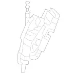 997304600 - Rear Doors: Door Lock for Mercedes-Benz: GL350, GL450, GL550, GL63 AMG, GLE300d, GLE350, GLE400, GLE63 AMG, GLS350d, GLS450, GLS550, ML250, ML350, ML400, ML550, ML63 AMG Image