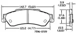 13050557 - : Disc Brake Pad Set for OmniParts Image