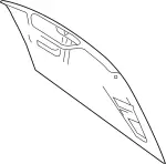 F51005Y8CM - Body: Hood for Infiniti Image