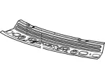 BB5Z7803410A - Body: Windshield Header for Ford: Explorer, Police Interceptor Utility Image